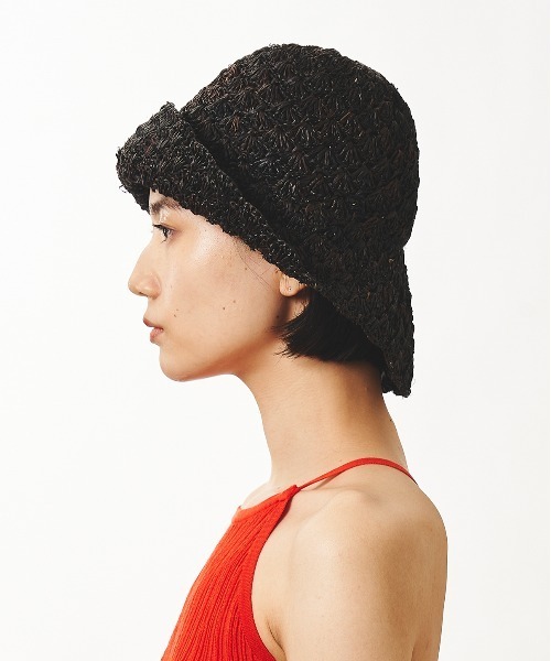 「La Maison de Lyllis」 ストローハット 57cm ベージュ レディース_画像2