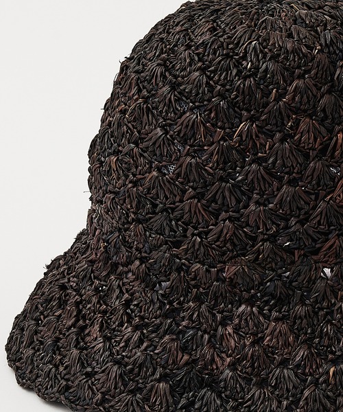 「La Maison de Lyllis」 ストローハット 57cm ベージュ レディース_画像6