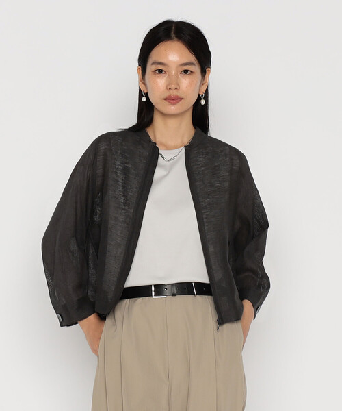 Gabardine K.T（ギャバジンK.T） ブルゾン アウター 「 +サイズ 」 綿 