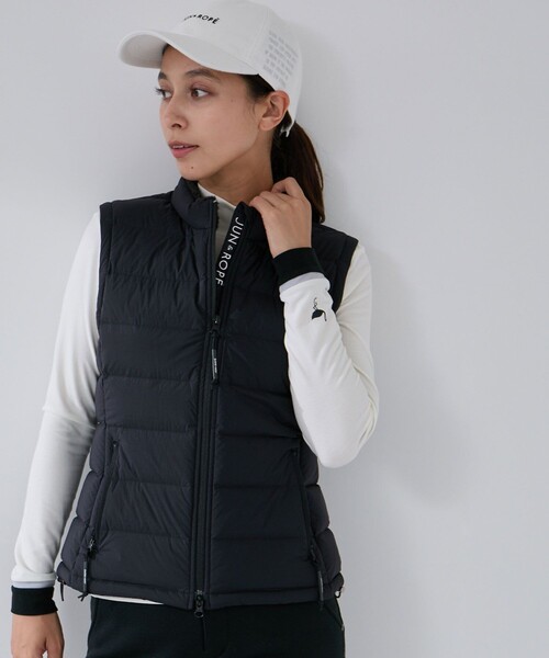 JUN&ROPE'（ジュンアンドロペ） ダウンベスト ベスト ダウン二重織