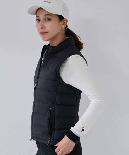 JUN&ROPE'（ジュンアンドロペ） ダウンベスト ベスト ダウン二重織