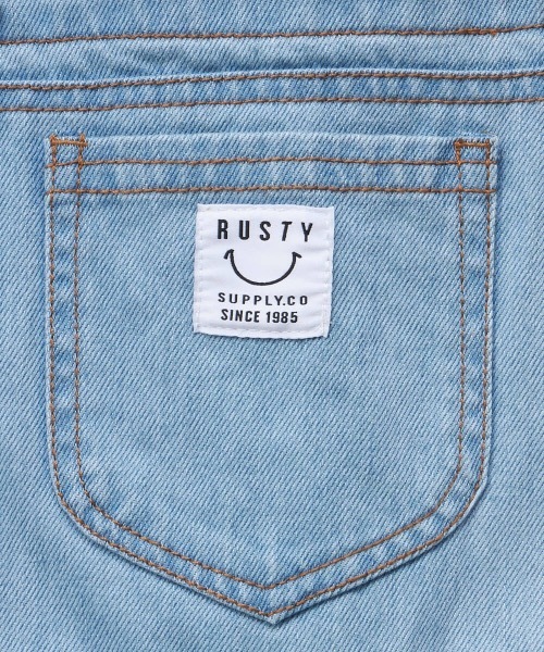「RUSTY」 「KIDS」オーバーオール 130 ライトブルー キッズ_画像6