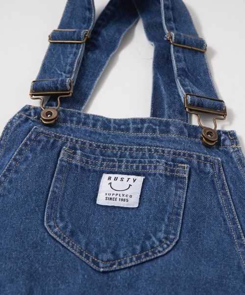 「RUSTY」 「KIDS」オーバーオール 130 ライトブルー キッズ_画像8