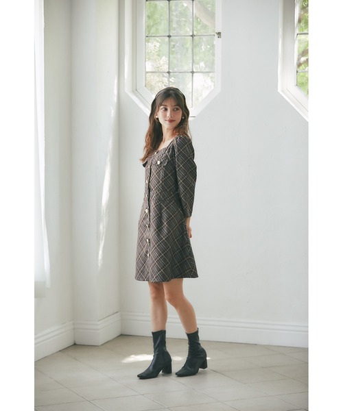 tocco closet（トッコ クローゼット） ワンピース フロントボタン