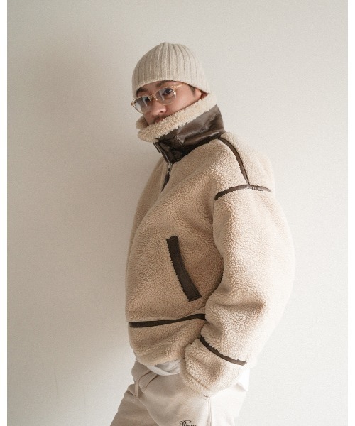 Re:room（リルーム） ムートンジャケット ムートンコート ボアB-3