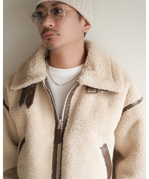 Re:room（リルーム） ムートンジャケット ムートンコート ボアB-3