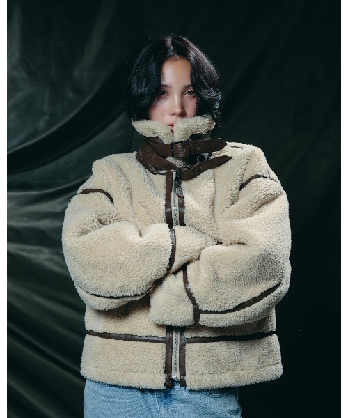 Re:room（リルーム） ムートンジャケット ムートンコート ボアB-3