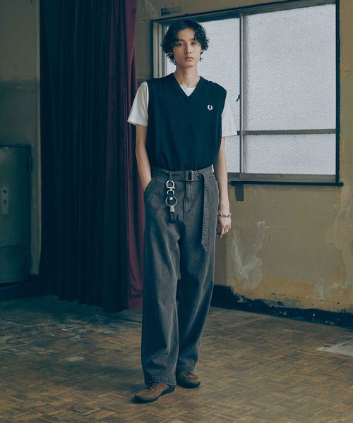 「Bleme」 デニムパンツ S ブラック メンズ_画像2