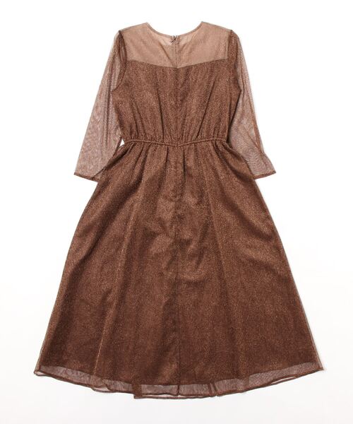 「AIMER」 長袖ワンピース LARGE グリーン レディース_画像5