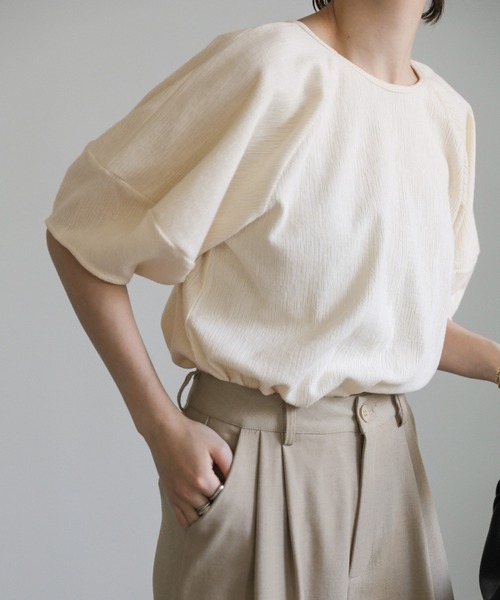「select MOCA」 半袖カットソー FREE イエロー レディース_画像8