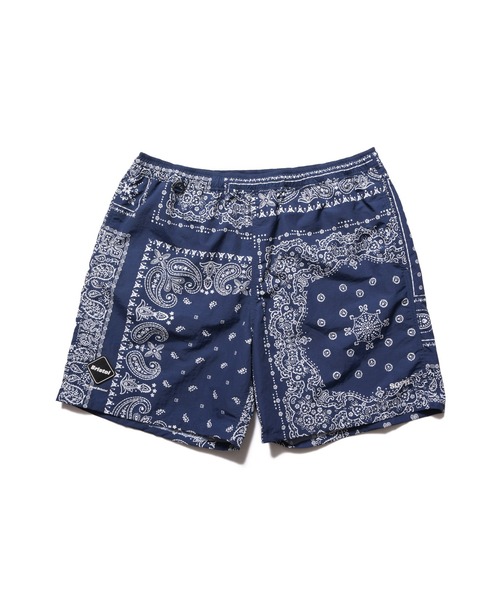 FCRB バンダナ柄ナイロンショーツ サイズL ショーツ BANDANA NYLON EASY SHORTS FCRB