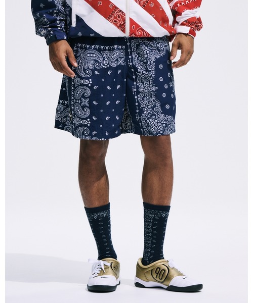 fcrb bristol bandana バンダナ　パンツ　ショーツ　シャツ F.C.Real Bristol（エフシーレアルブリストル） パンツ BANDANA NYLON