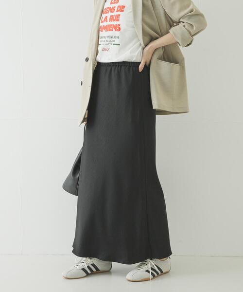 Bansan ロングスカート URBAN RESEARCH（アーバンリサーチ） ロング スカート サテンバイアス