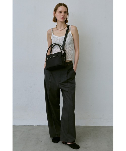 un/neu ショルダーバッグ バッグ ナローハンドルナイロンジップ 