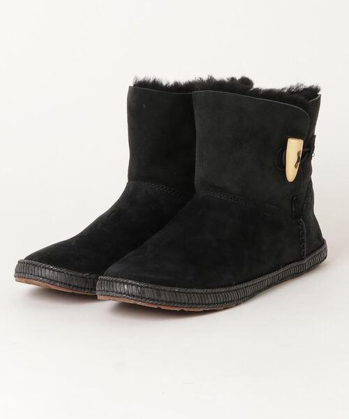 UGG ショートブーツ　黒　24cm 美品 UGG Australia（アグオーストラリア） 「UGG」 ショートブーツ 24cm