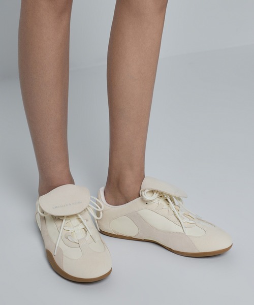CHARLES ＆ KEITH（チャールズ&キース） スニーカー ナイロンスエード