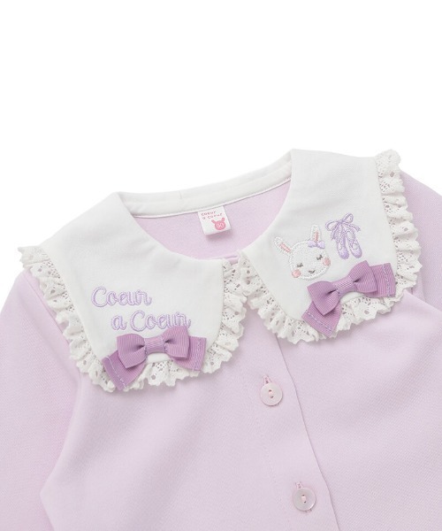 coeur a ブラウス シャツ うさみみブラウス キッズ 子供服 女の子