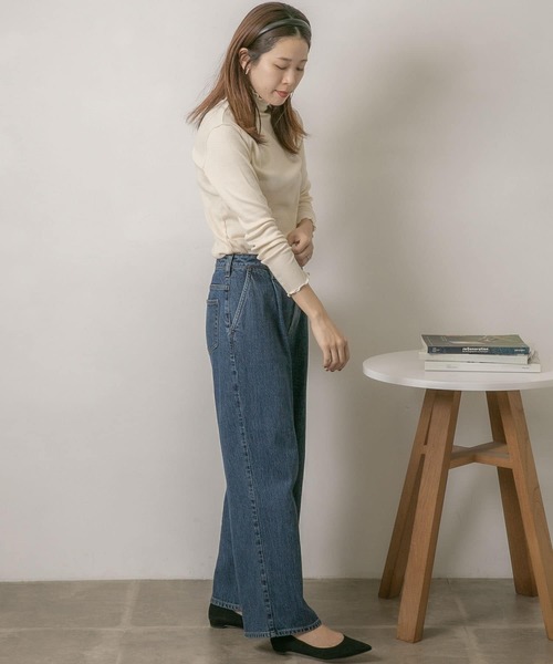 「URBAN RESEARCH Sonny Label」 長袖カットソー FREE ベージュ レディース_画像5