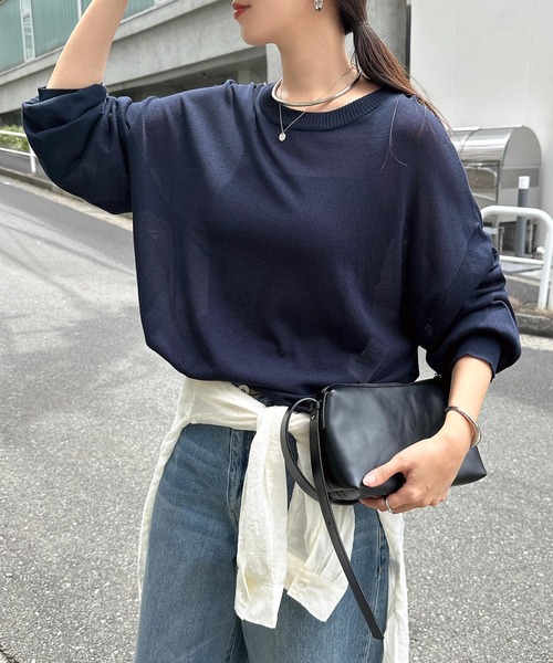 カトリーヌ・アンドレ 薄手夏物 サマーニット M カトリーヌ・アンドレ 薄手夏物 サマーニット M カトリーヌ・アンドレ