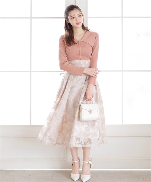 「SWINGLE」 長袖ニット FREE サックスブルー レディース_画像8