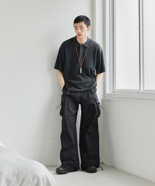 「soerte」 カーゴパンツ 3 カーキ メンズ_画像5