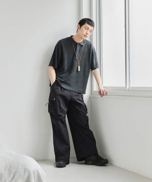 「soerte」 カーゴパンツ 3 カーキ メンズ_画像7