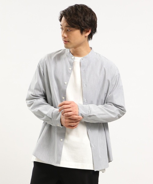 「GLOBAL WORK Smile Seed Store」 長袖シャツ LARGE グレー系その他5 メンズ_画像6