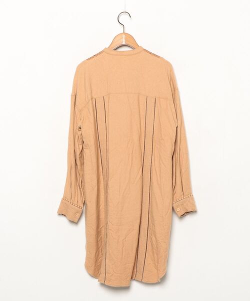 「Pheeta」 長袖ワンピース - ブラウン レディース_画像2