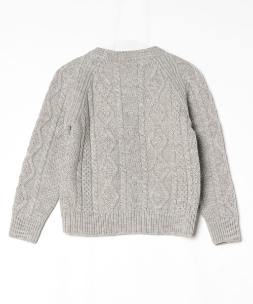 「James Charlotte」 長袖ニット 34 グレー レディース_画像2