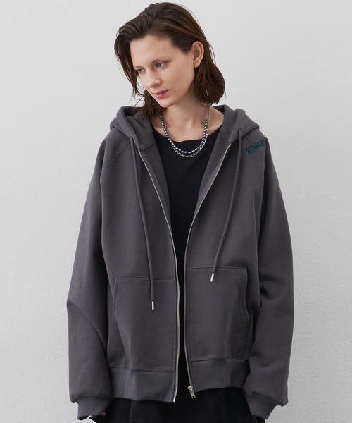 AIVER(アイバー) ジップアップパーカー SMALL チャコールグレー AIVER(アイバー) ジップアップパーカー SMALL チャコールグレー