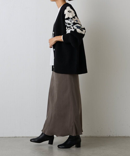 「BEARDSLEY」 ニットカーディガン FREE グレー レディース_画像8