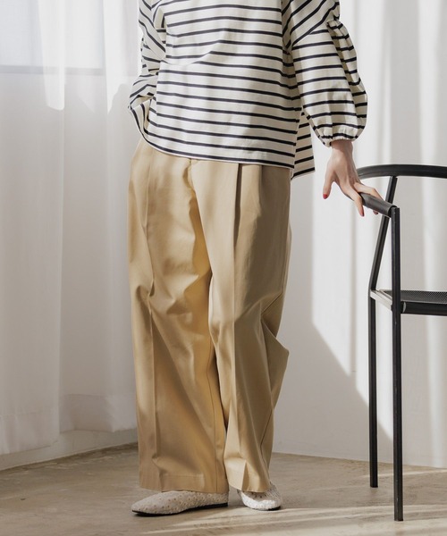 「niko and...」 イージーパンツ MEDIUM グレー レディース_画像3