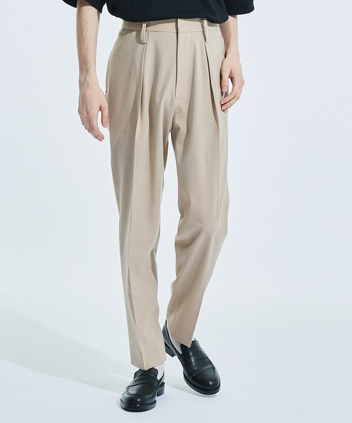 美品　united tokyo イージー　スラックス　ベージュ UNITED TOKYO」 スラックス 1 ベージュ メンズ UNITED TOKYO