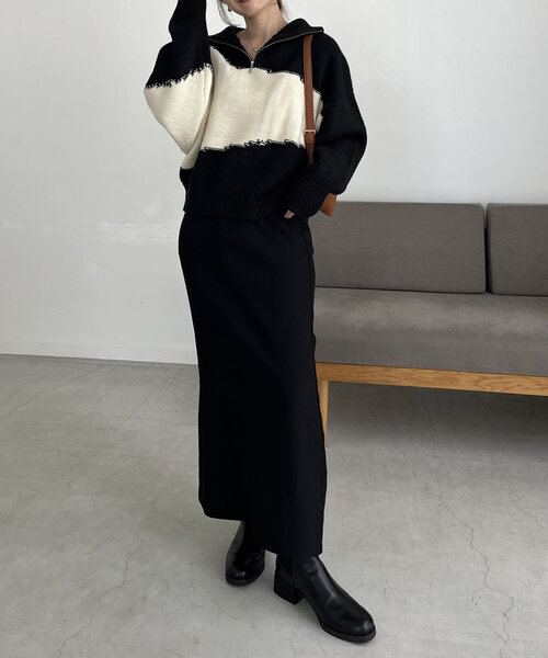 「CAPRICIEUX LE'MAGE」 長袖ニット FREE ブラック レディースの画像5