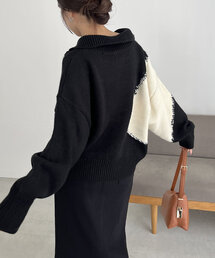 「CAPRICIEUX LE'MAGE」 長袖ニット FREE ブラック レディースの画像9