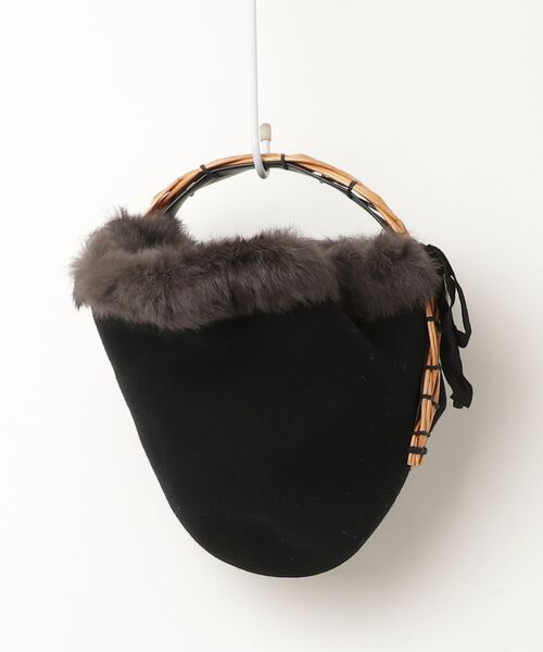 「kakatoo」 トートバッグ - ブラック レディース_画像2