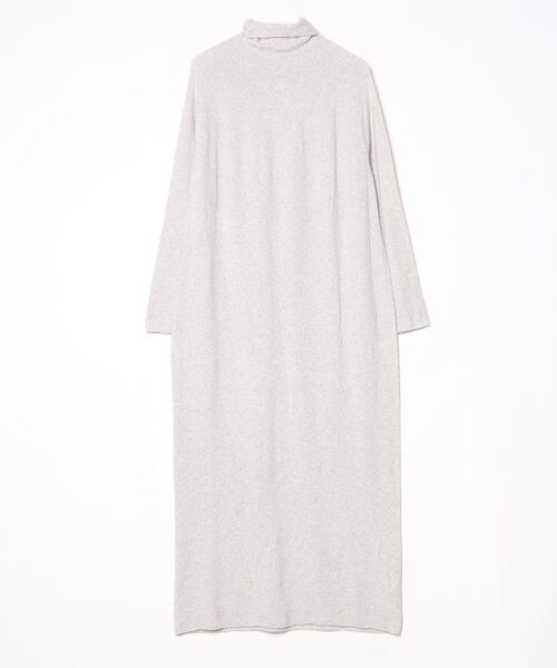 「VERMEIL par iena」 ニットワンピース - グレー レディースの画像