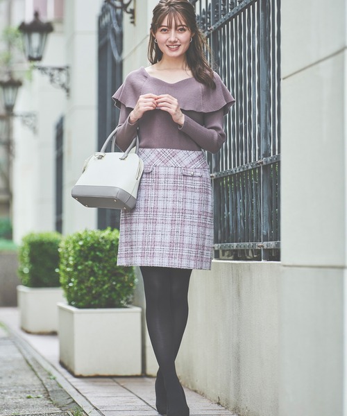 「LAISSE PASSE」 長袖ニット MEDIUM ピンク レディース_画像4