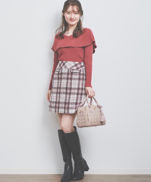 「LAISSE PASSE」 長袖ニット MEDIUM ピンク レディース_画像8
