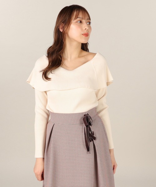 「LAISSE PASSE」 長袖ニット MEDIUM ピンク レディース_画像9