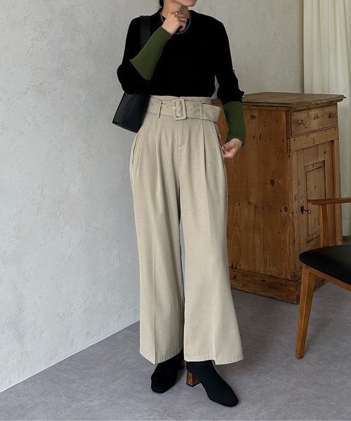 「Thevon」 ノースリーブニット FREE グリーン レディース_画像5