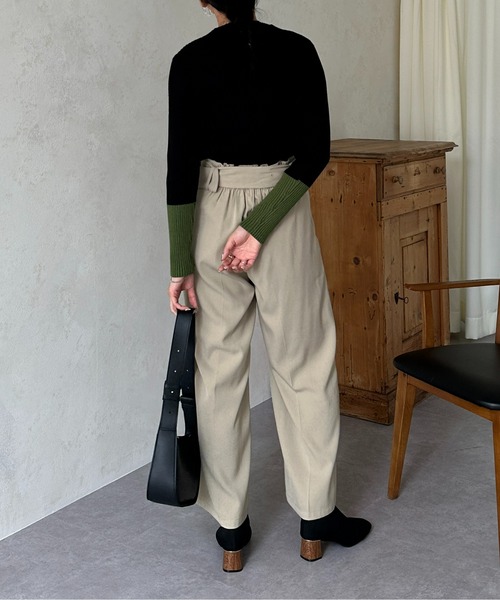 「Thevon」 ノースリーブニット FREE グリーン レディース_画像7