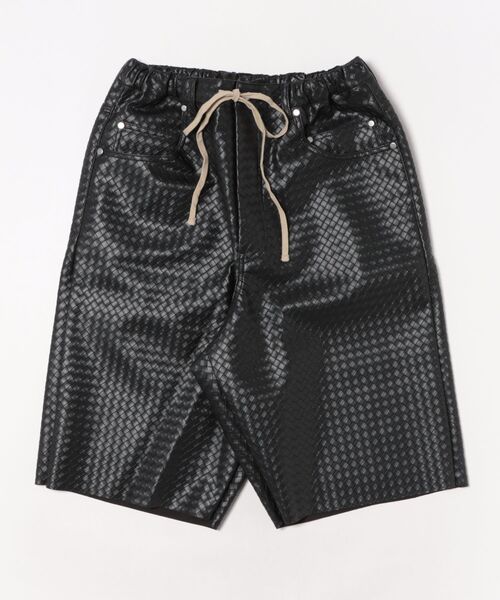 ダンケシェーン　フェイクレザー　パンツ　DANKE SCHON DANKE SCHON（ダンケシェーン） ハーフパンツ ワイドパンツ パンツ