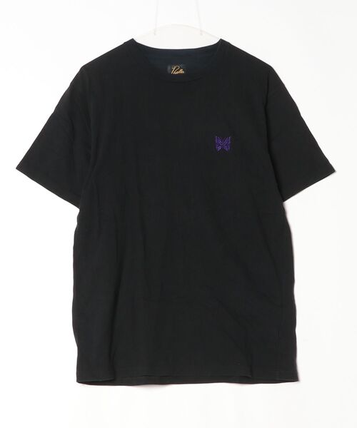 Needles（ニードルス） 半袖Tシャツ SMALL ブラック メンズ : ZOZOTOWN