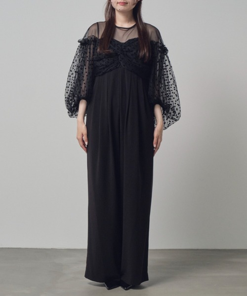 double cross all in one dress / ダブルクロスオールインワンドレス