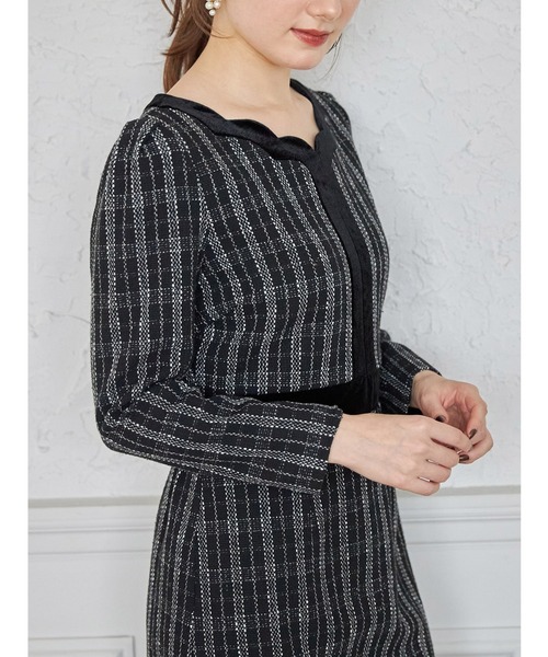 「tocco closet」 長袖ワンピース M ネイビー レディース_画像5