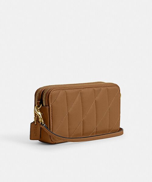 美品　コーチ　ショルダーバッグ　ワンショルダー　ターンロック　キャンバス　茶色 COACH（コーチ） ショルダーバッグ ONE ブラウン系その他 レディース