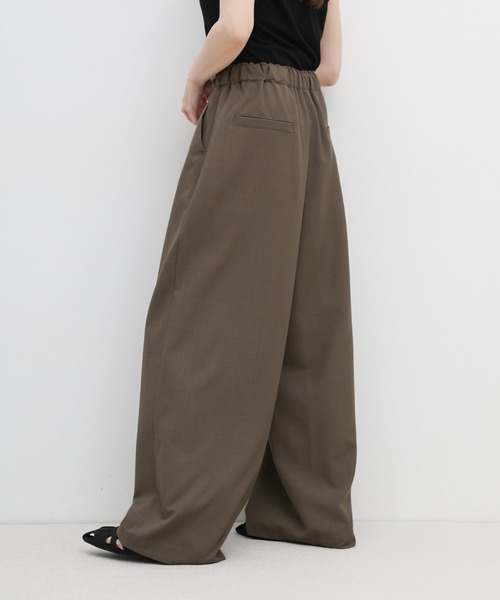 select MOCA（セレクトモカ） ワイドパンツ パンツ リネンタッチ