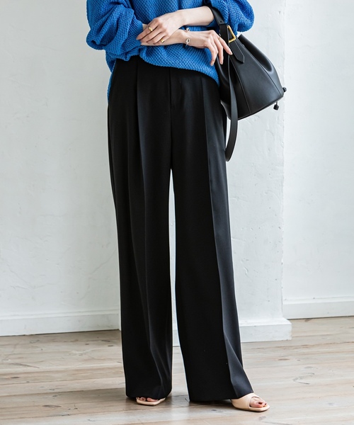 「NOBLE」 スラックス 36 ピンク レディース_画像3