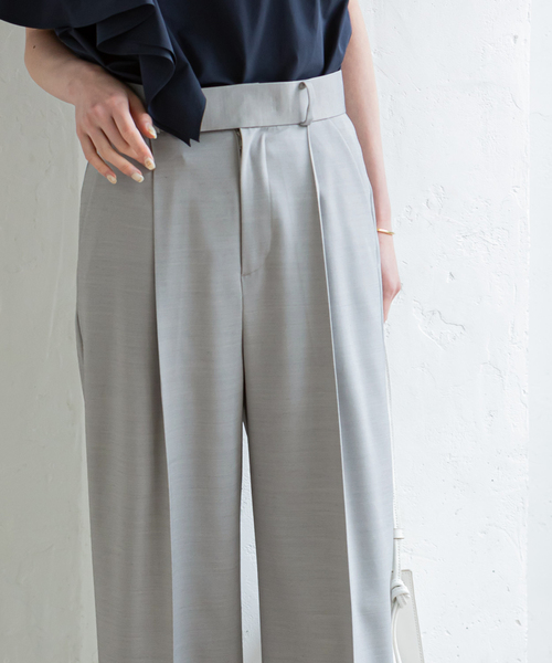 「NOBLE」 スラックス 36 ピンク レディース_画像5